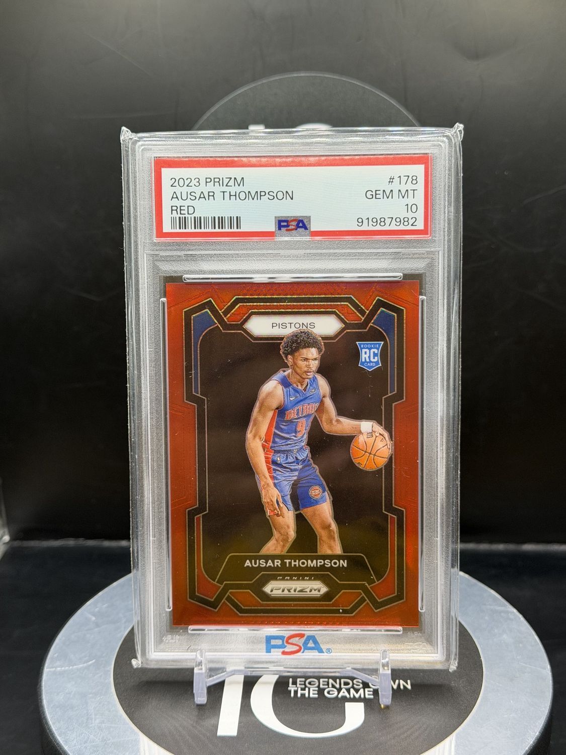 2023 Prizm Ausar Thompson Red #178 PSA 10