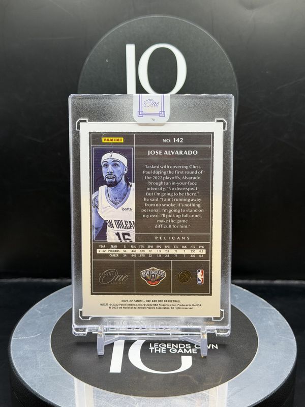 2021-22 Panini One and One Basketball Jose Alvarado RC #142