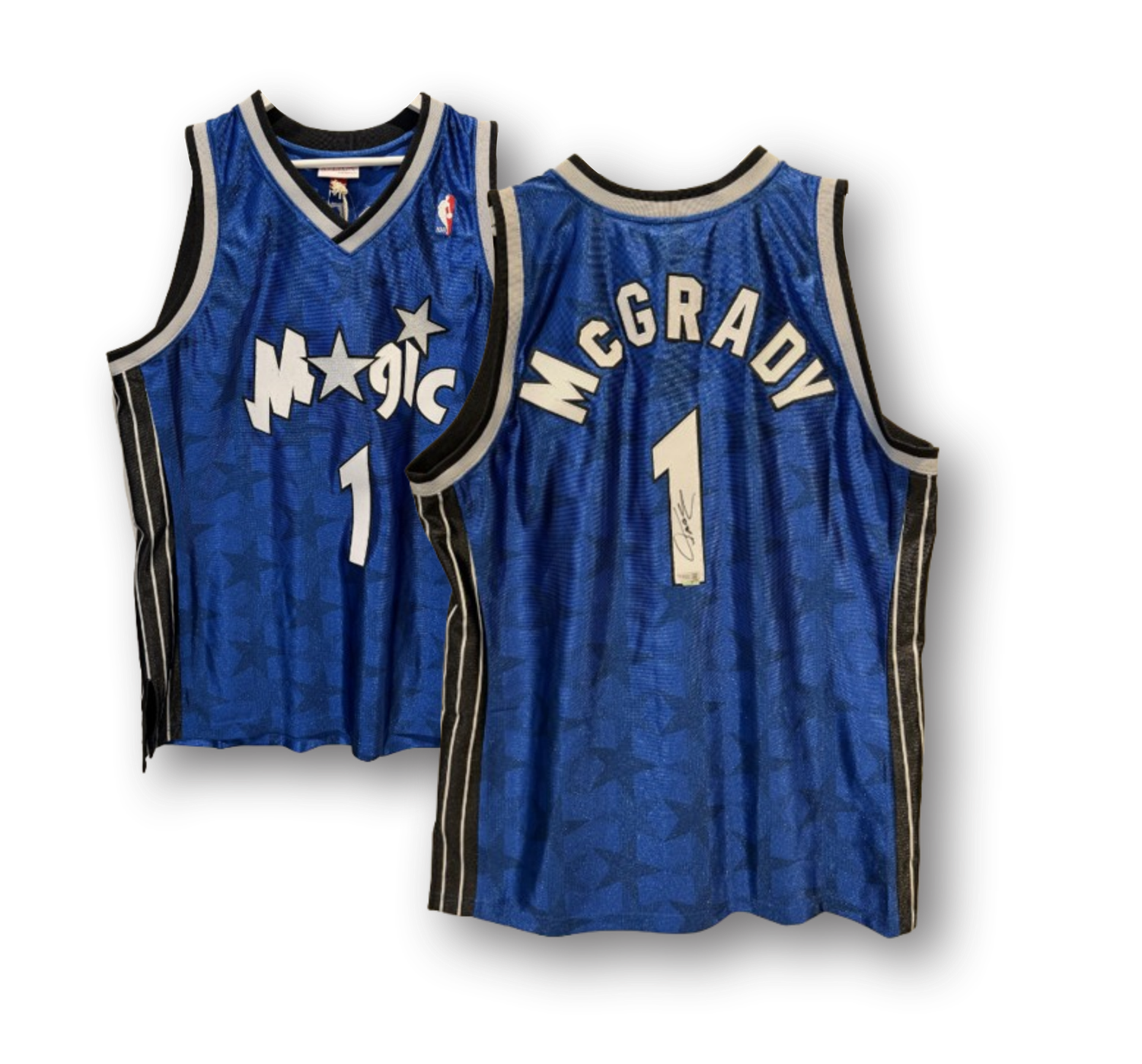 Tracy Mcgrady Orlando Magic Autographed 2000-2001 Blue Mitchell &amp; Ness Authentic Jersey