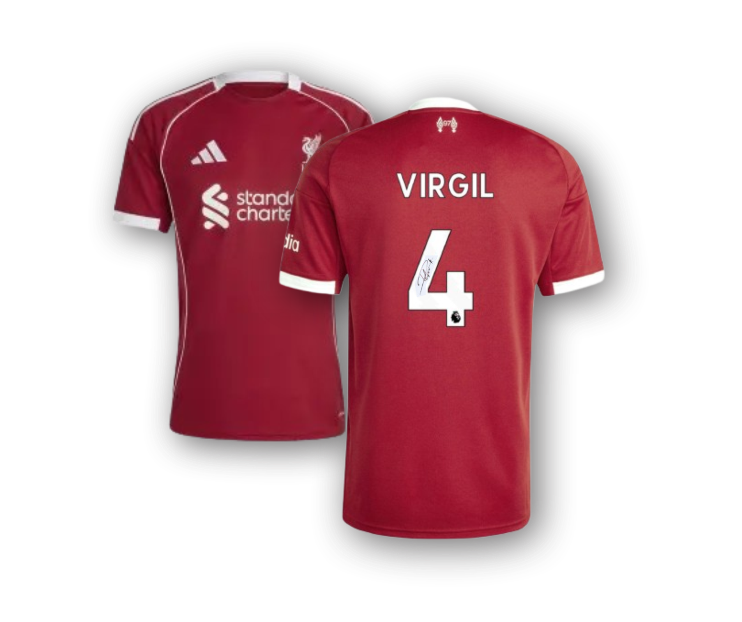 Virgil Van Dijk Liverpool Signed Jersey