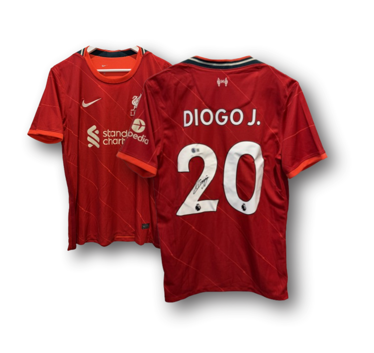 Diogo Jota Signed Liverpool Jersey