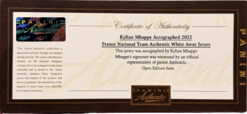 Kylian Mbappe Autographed 2022 France National Team Authentic White Away Jersey