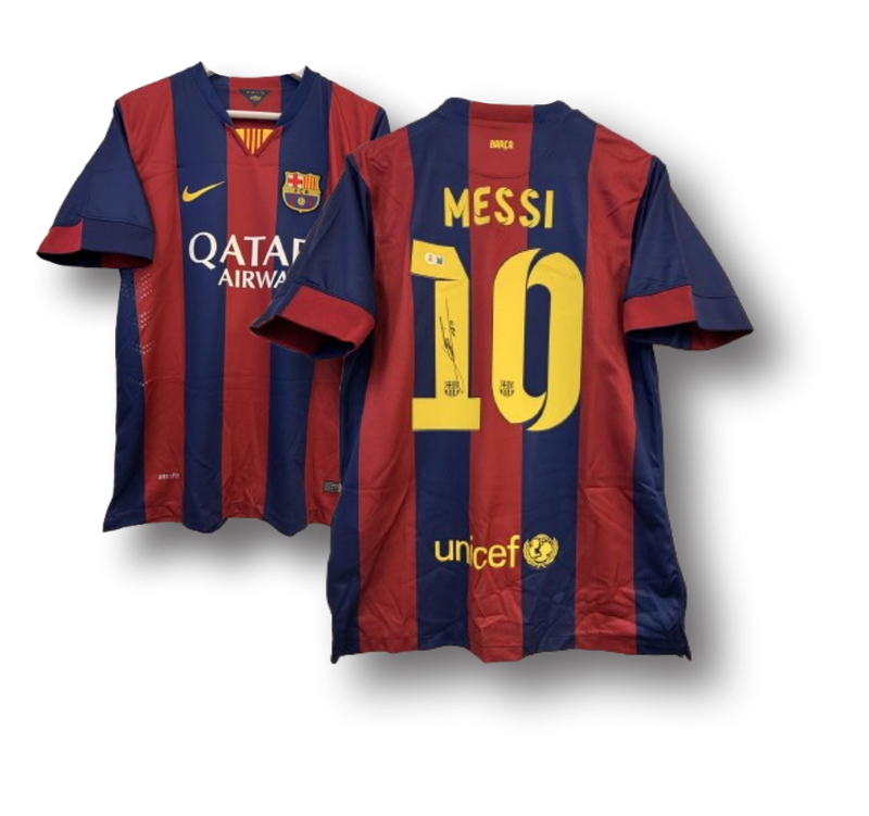 Lionel Messi Barcelona 2014-15 Signed Jersey