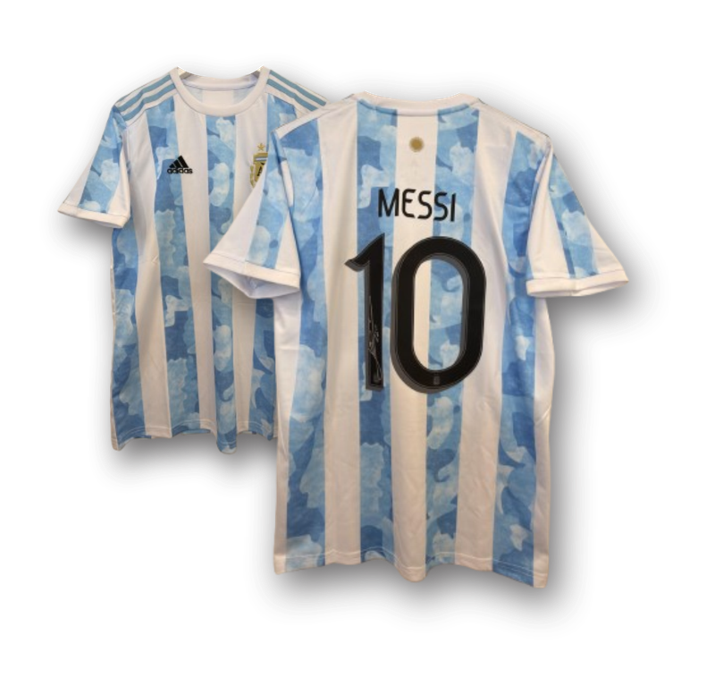 Lionel Messi Signed Argentina 2021-22 Number 10 Shirt