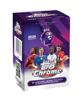 2026 Topps Chrome English Premier League Soccer Blaster Box