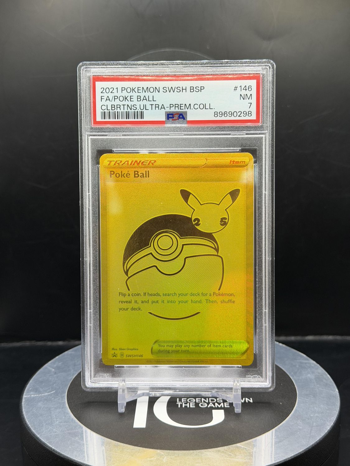 2021 Pokemon SWSH BSP FA/ Poke Ball Clbrtns.Ultra-Prem.Coll. # 146 PSA 7