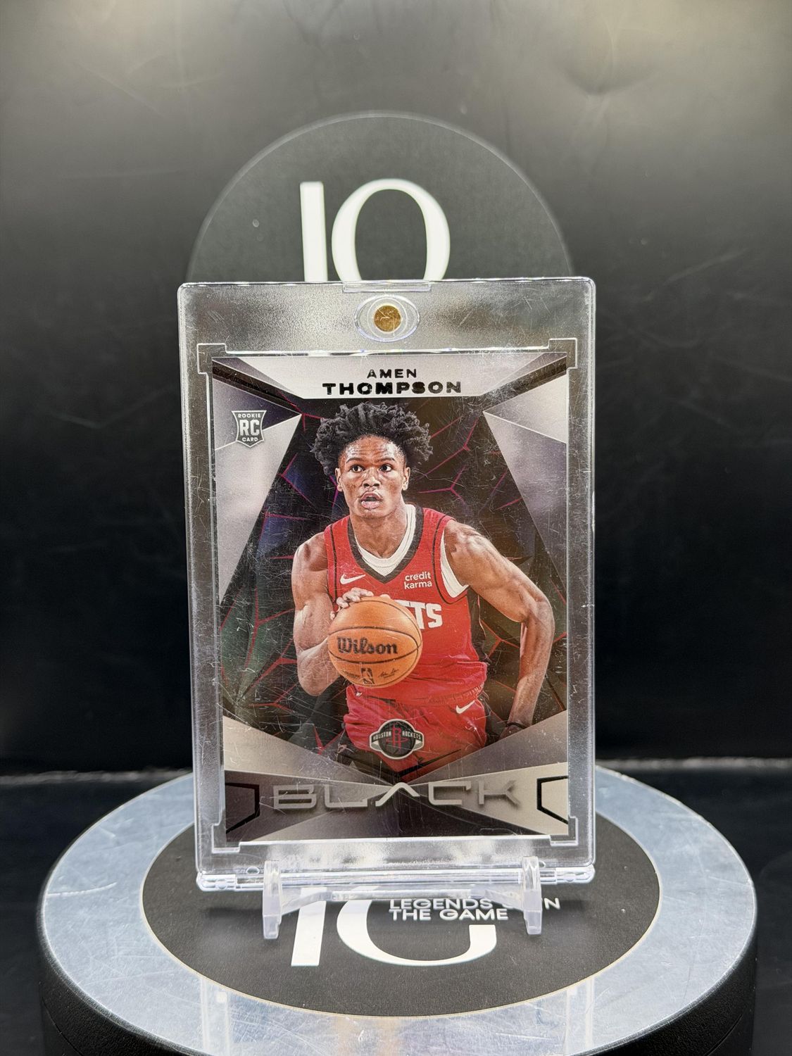 2023-24 Panini Black Basketball Amen Thompson RC #78