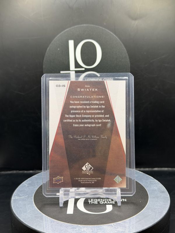 2023 Upper Deck SP Iga Swiatek Autograph #03-IS 058/299