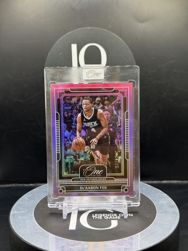 2024-25 Panini One and One Basketball De'Aaron Fox #17 14/25