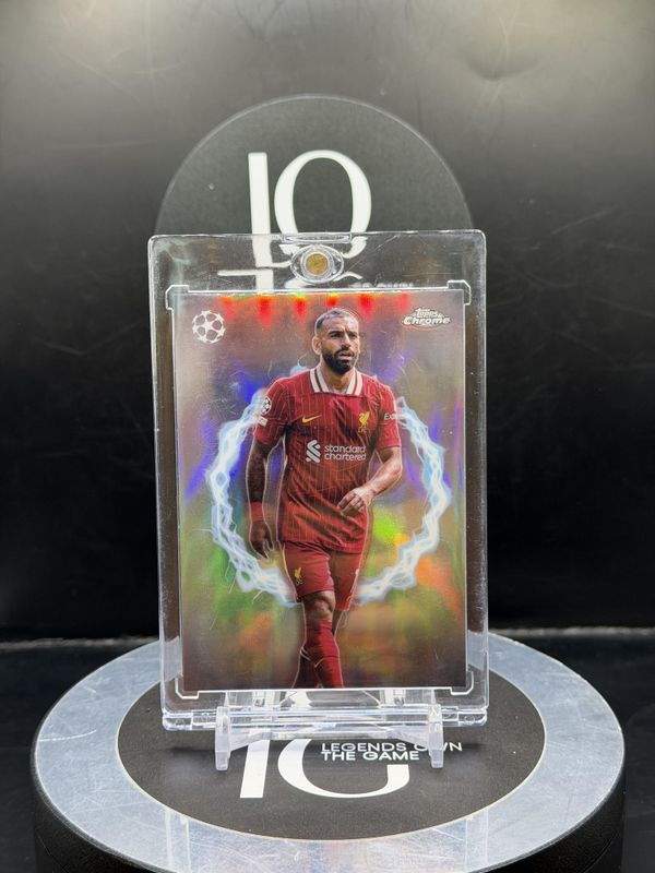 2025 Topps Chrome UEFA Mohamed Salah CP-10