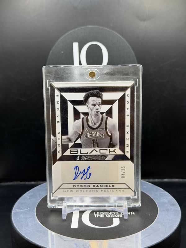 2023-24 Panini Black Dyson Daniels Autograph #SSS-DD 4/25