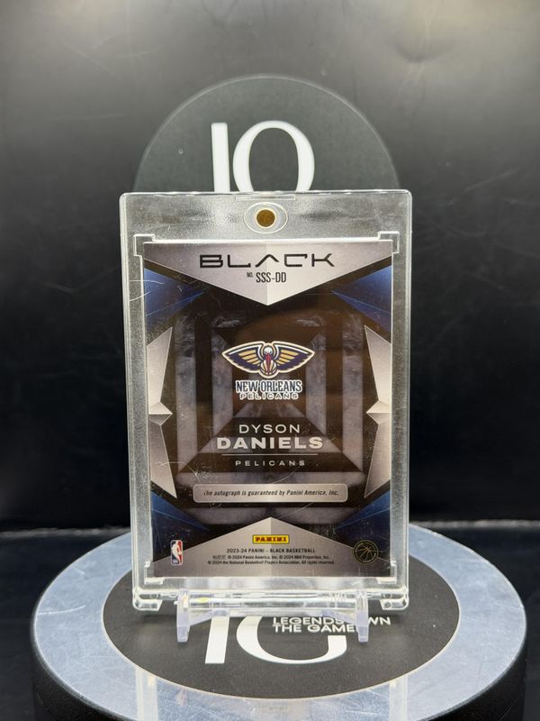 2023-24 Panini Black Dyson Daniels Autograph #SSS-DD 4/25