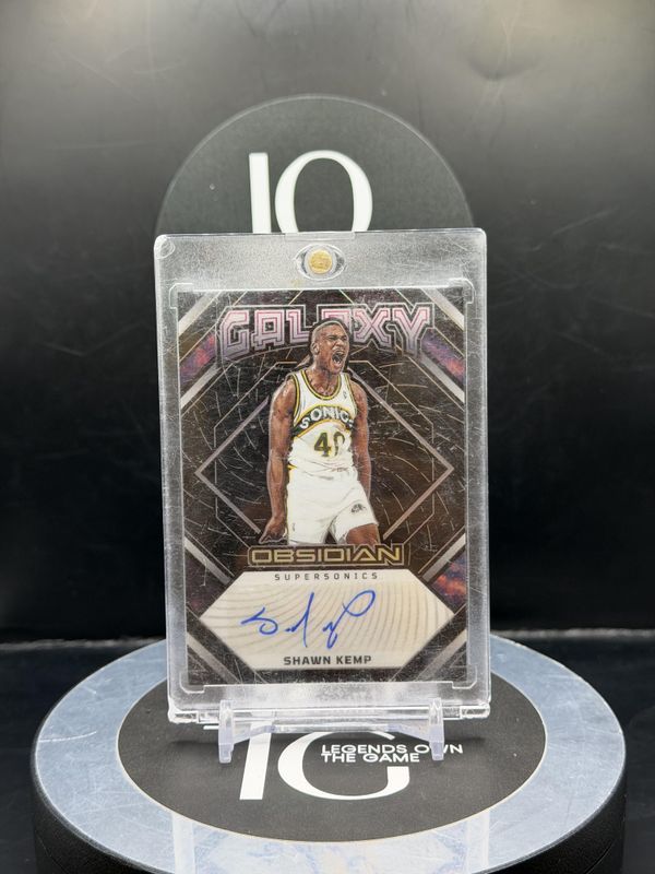 2022-23 Obsidian Basketball Supersonics Shawn Kemp Auto #GI-KSS 084/149