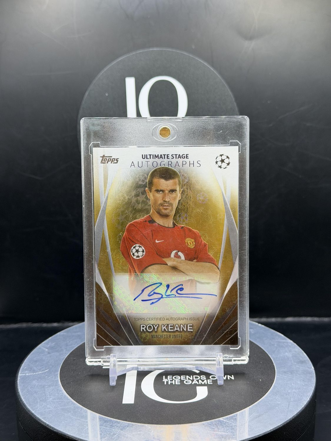 2023/24 Topps UCC Ultimate Stage Autograph Roy Keane USA-RK 37/50