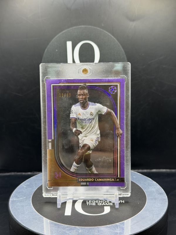 2022 Topps Musem Collection UEFA Eduardo Camavinga #46 18/99