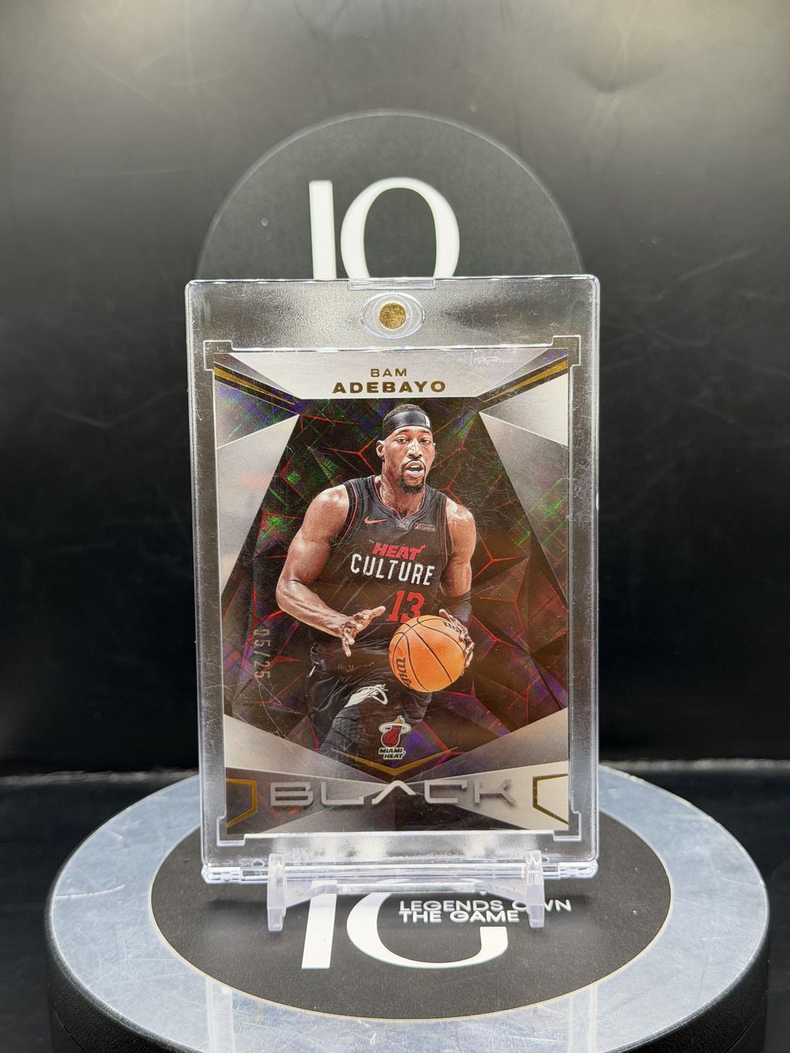 2023-24 Panini Black Bam Adebayo #24 5/25