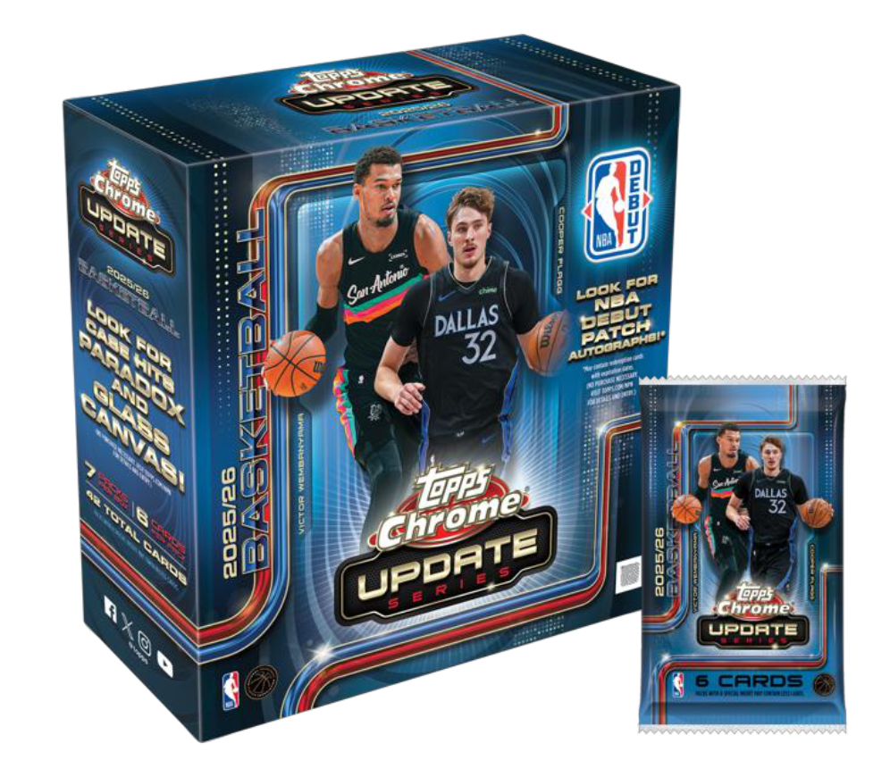 Topps NBA Chrome Updates 25-26 - Mega Box (CEE)