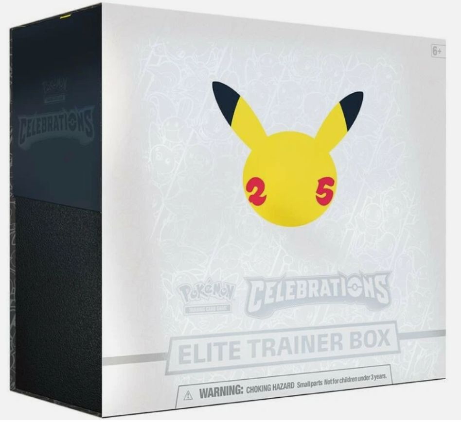 Pokemon TCG Celebrations Center Elite Trainer Box