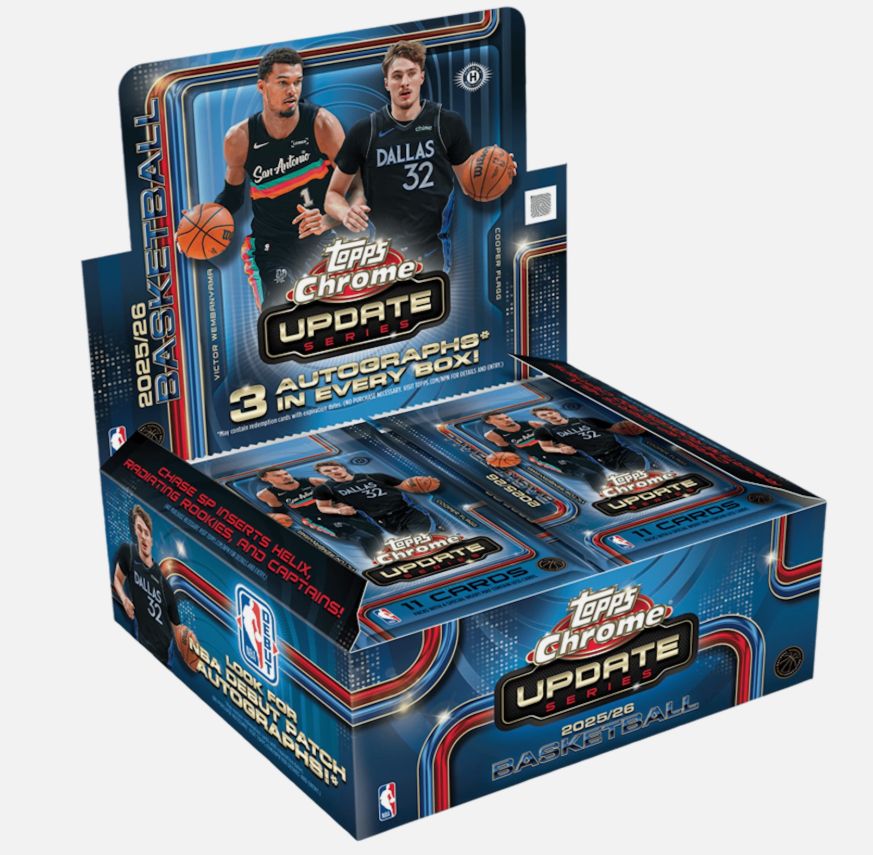 25-26 Topps NBA Chrome Updates Jumbo Box