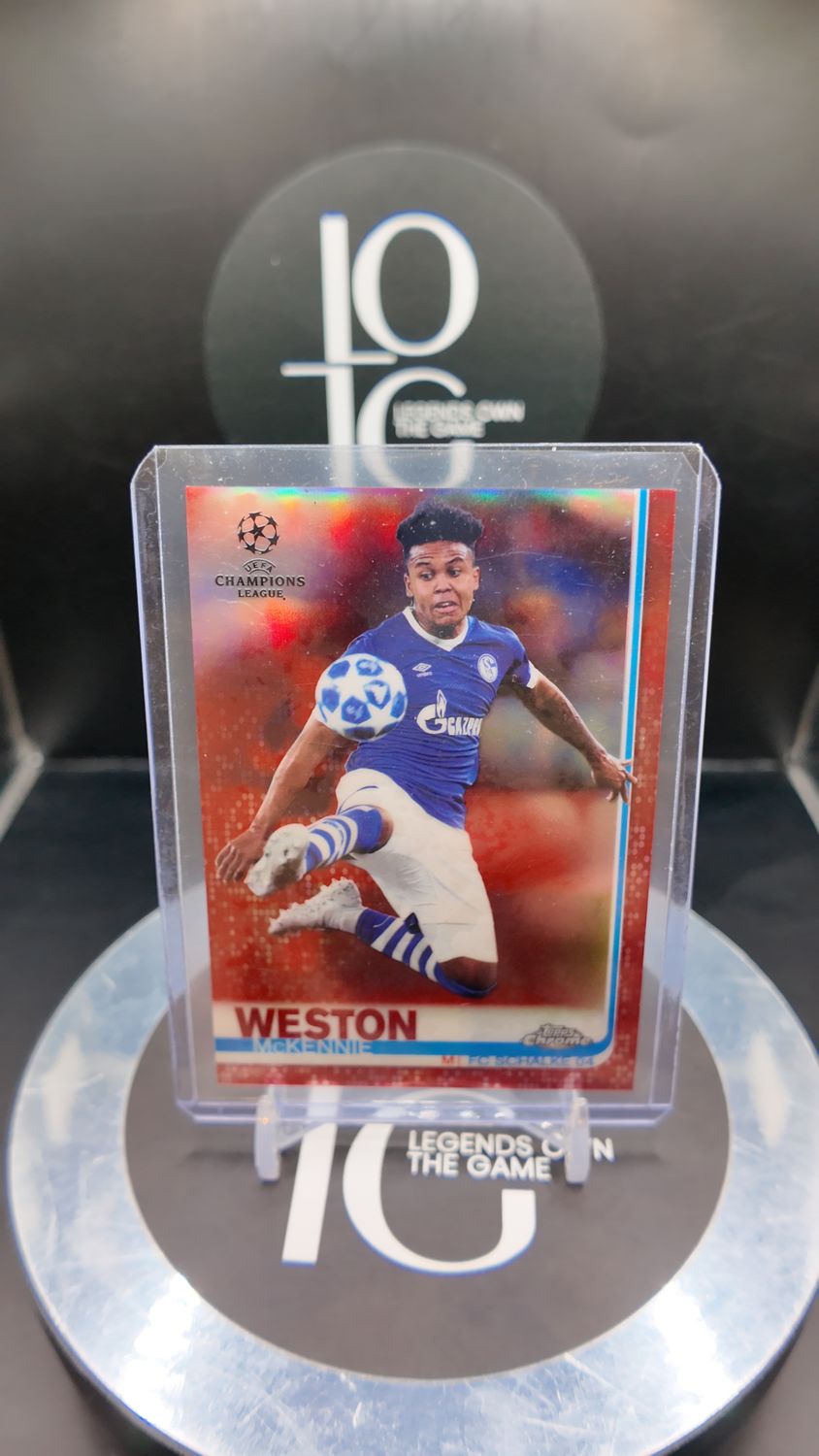2018 Topps Chrome UCL Weston Mckennie 8/10 #83