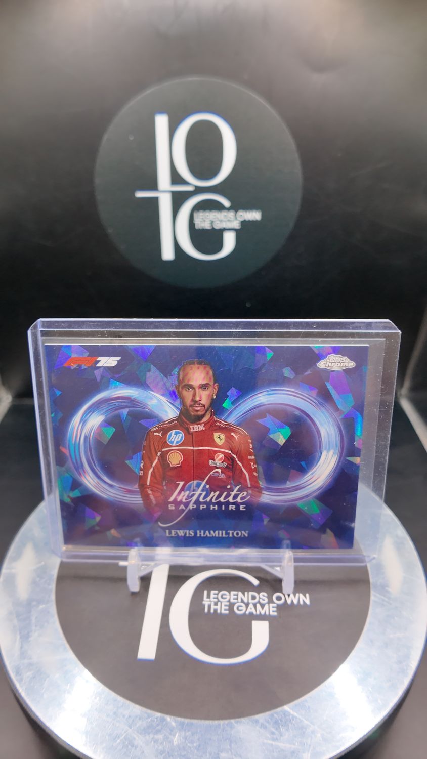 2025 Topps Infinite Sapphire Lewis Hamilton #IS-2