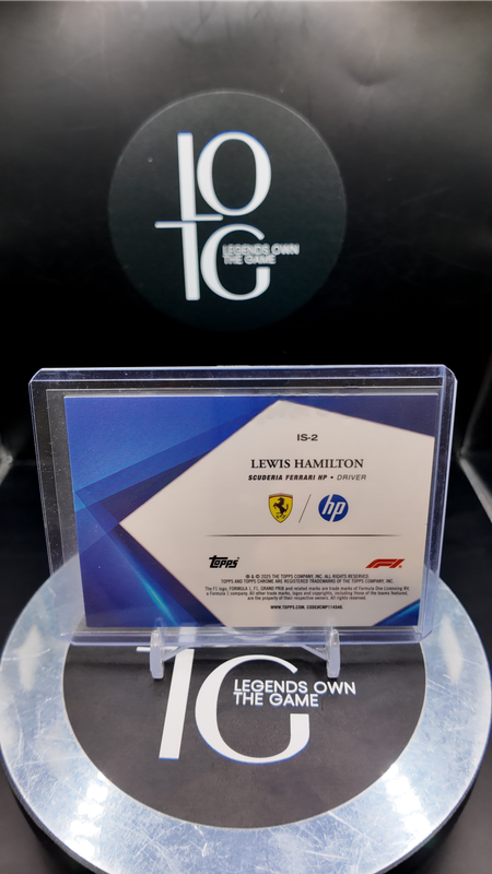 2025 Topps Infinite Sapphire Lewis Hamilton #IS-2