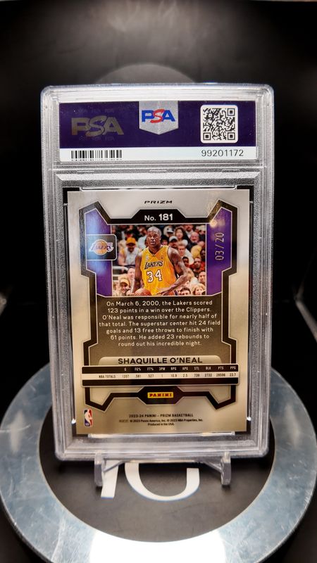 2023 Prizm Shaquille O'Neal Cherry Blossom Choice #181 PSA 10