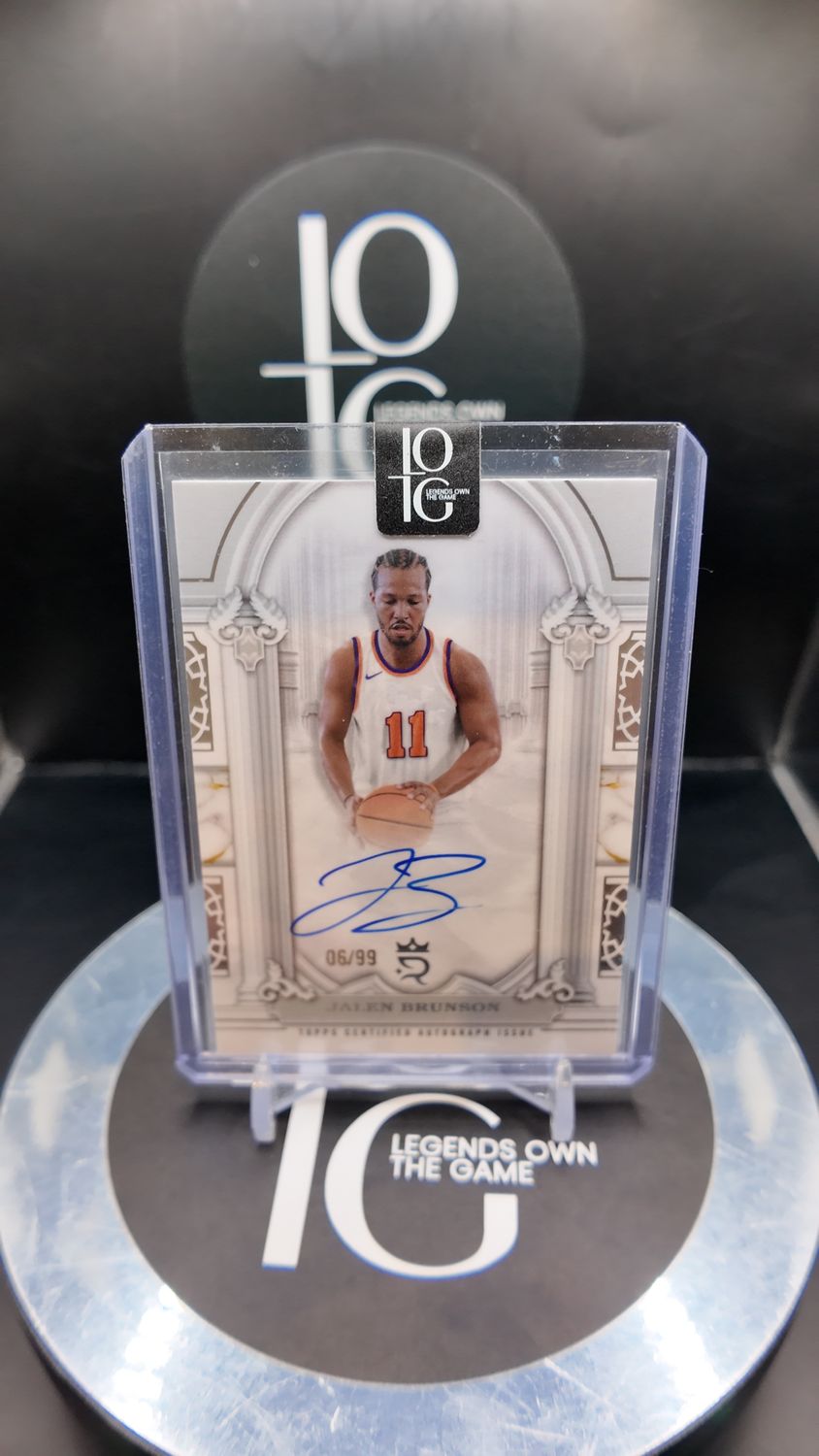 2023-24 Topps Royalty Collection Basketball Pillars of Greatness Signatures Jalen Brunson 6/99 #PGS-JB