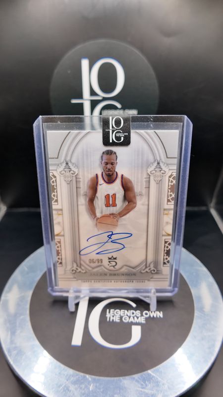 2023-24 Topps Royalty Collection Basketball Pillars of Greatness Signatures Jalen Brunson 6/99 #PGS-JB