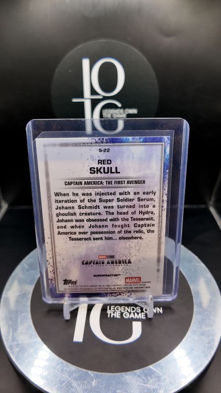 2025 Topps Marvel Studios Captain America: The First Avenger Red Skull #S-22