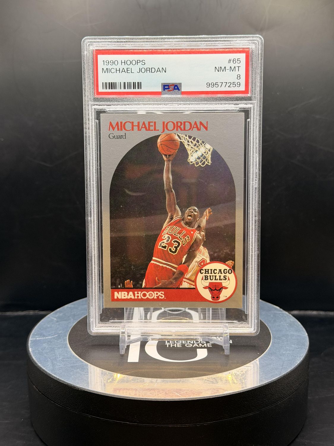1990 Hoops Michael Jordan #65 PSA 8