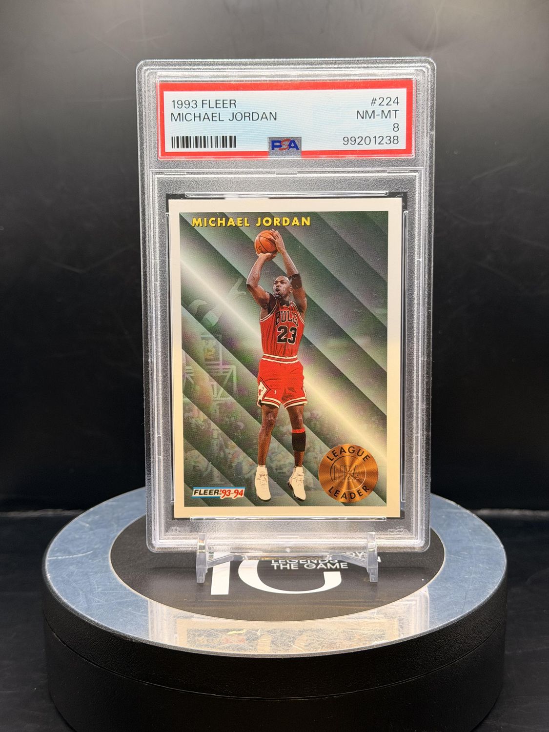 1993 Fleer Michael Jordan #224 PSA 8