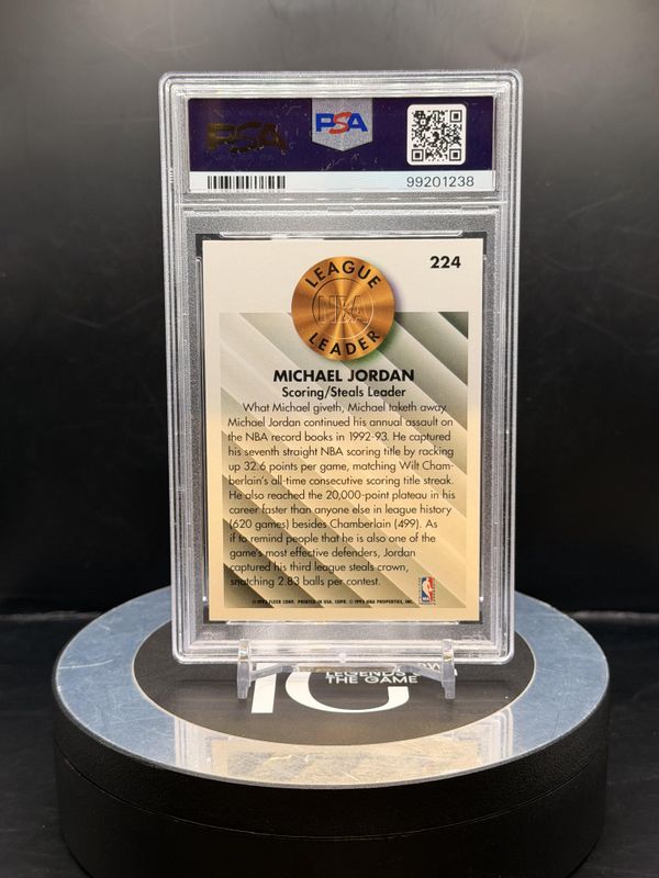 1993 Fleer Michael Jordan #224 PSA 8