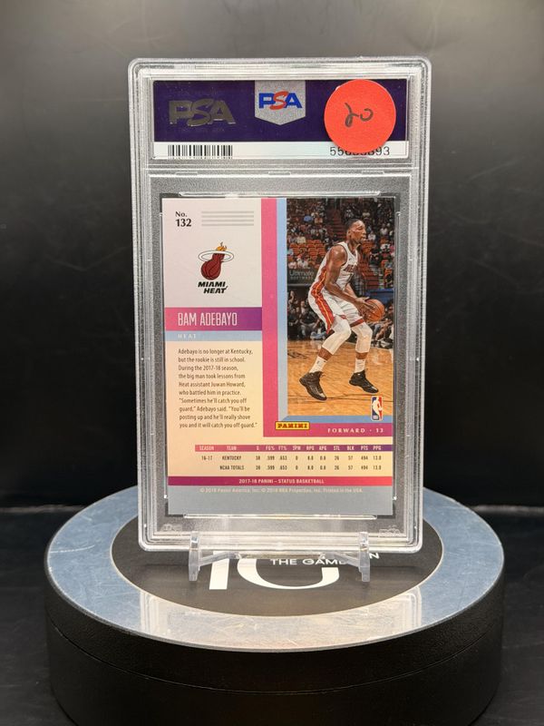 2017 Panini Status Bam Adebayo #132 PSA 9