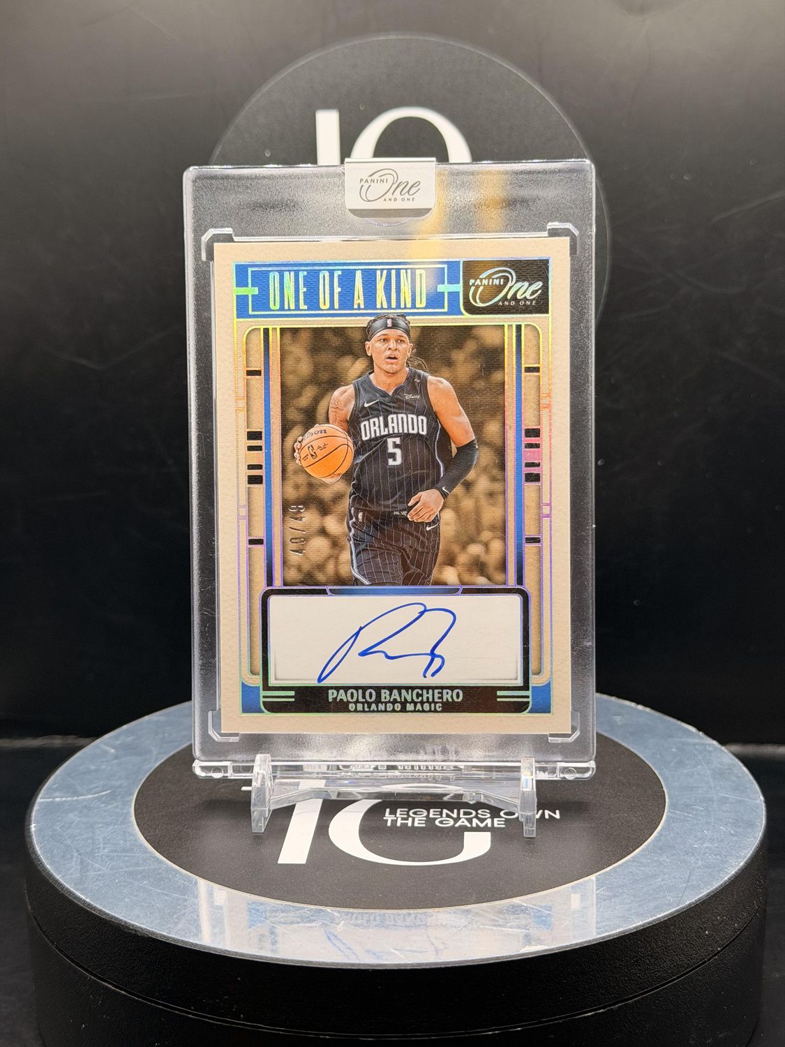 2024-25 Panini One and One Basketball Paolo Banchero Auto 40/48 # OK-PLO