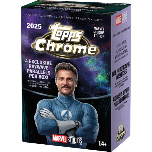 2025 Topps Marvel Studios Chrome Blaster Box
