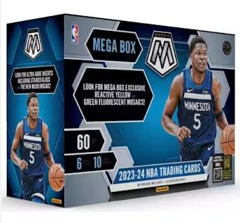 Panini Mosaic 2023-2024 Basketball Mega Box (Yellow &amp; Green Parallels)