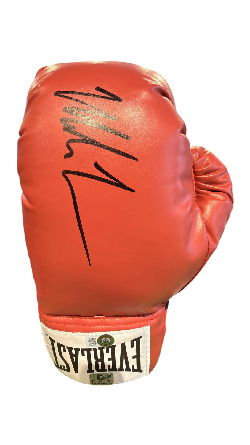 Mike Tyson Everlast Red Boxing Signed Glove