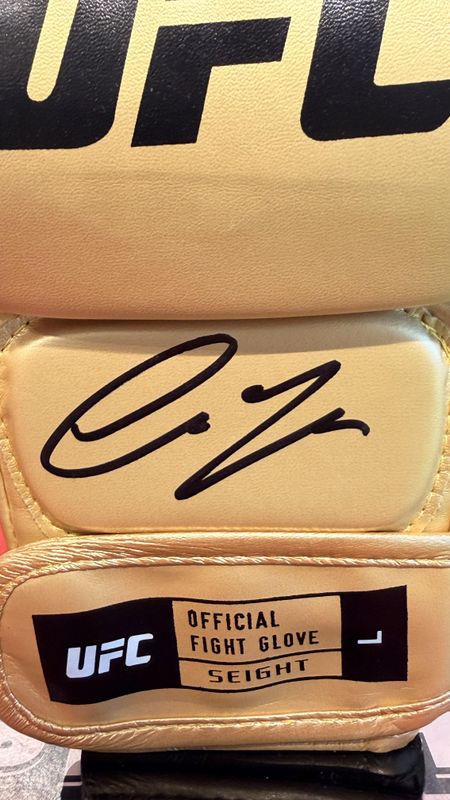 Conor McGregor Gold UFC Signed Glove