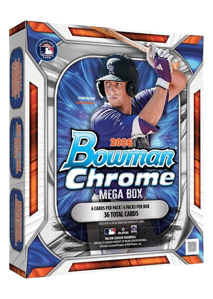 Topps Bowman Chrome Baseball 2026 - Mega Box