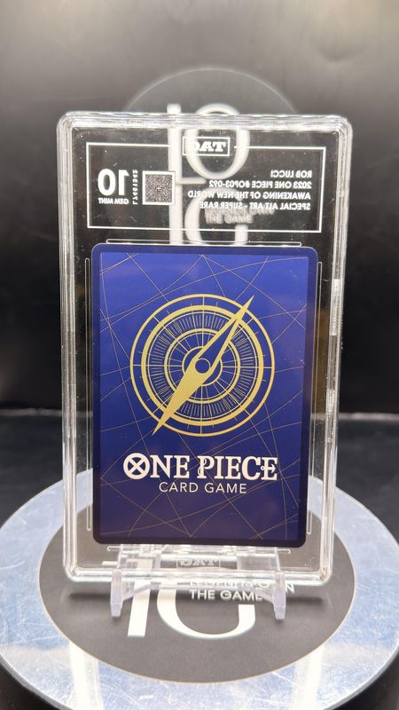 Rob Lucci 2023 One Piece #OP03-092 Awakening Of The New Wolrd Special Alt Art- Super Rare TAG 10