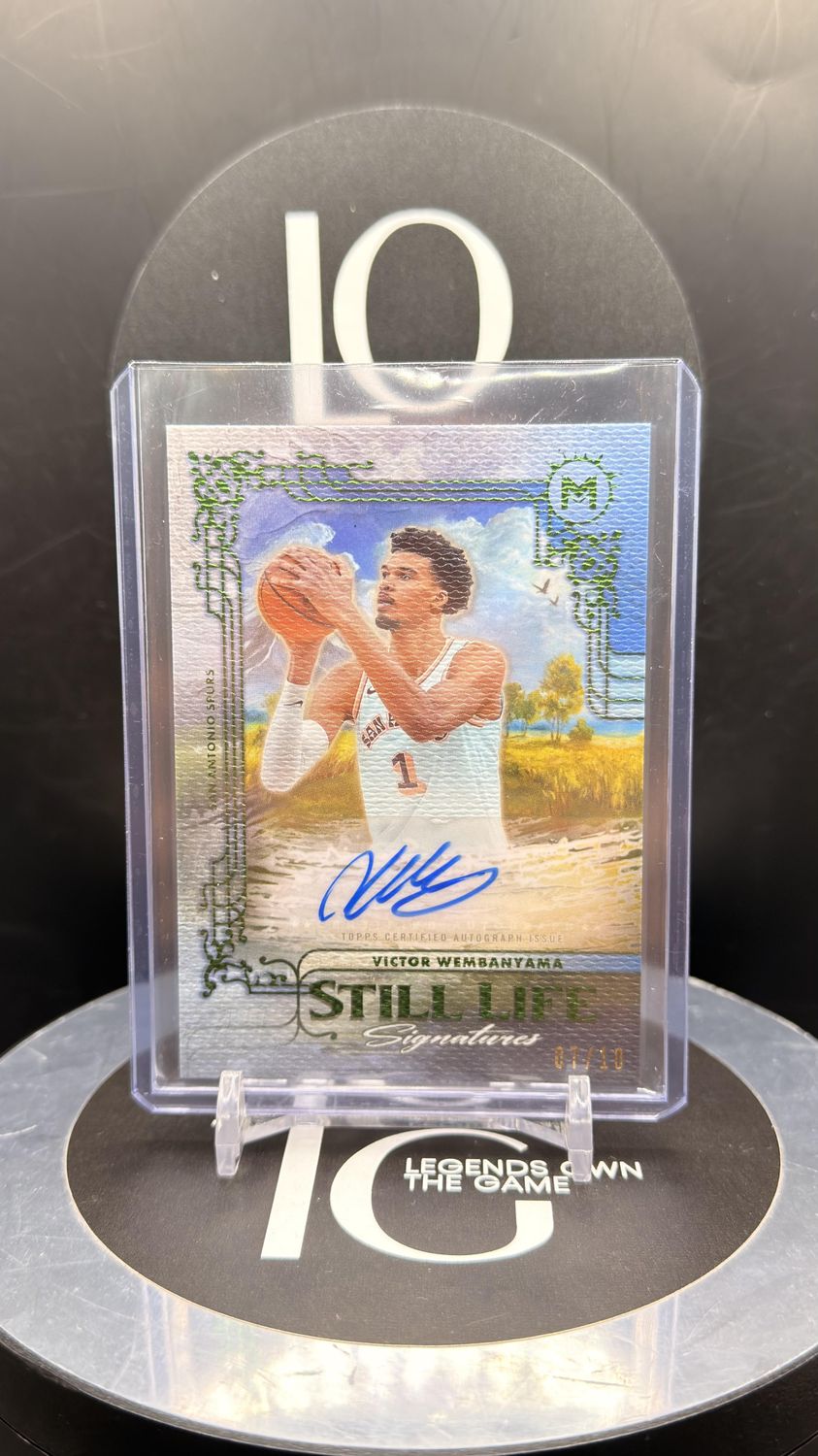 2026 Topps Motif Basketball Victor Wembanyama Still Life Signatures 07/10 SLS-VW