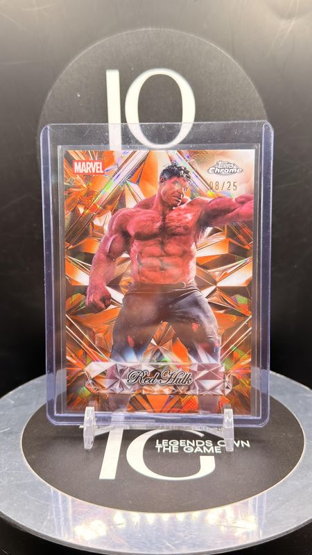 2025 Topps Chrome Marvel Sapphire Selections Red Hulk 08/25 #SS-9
