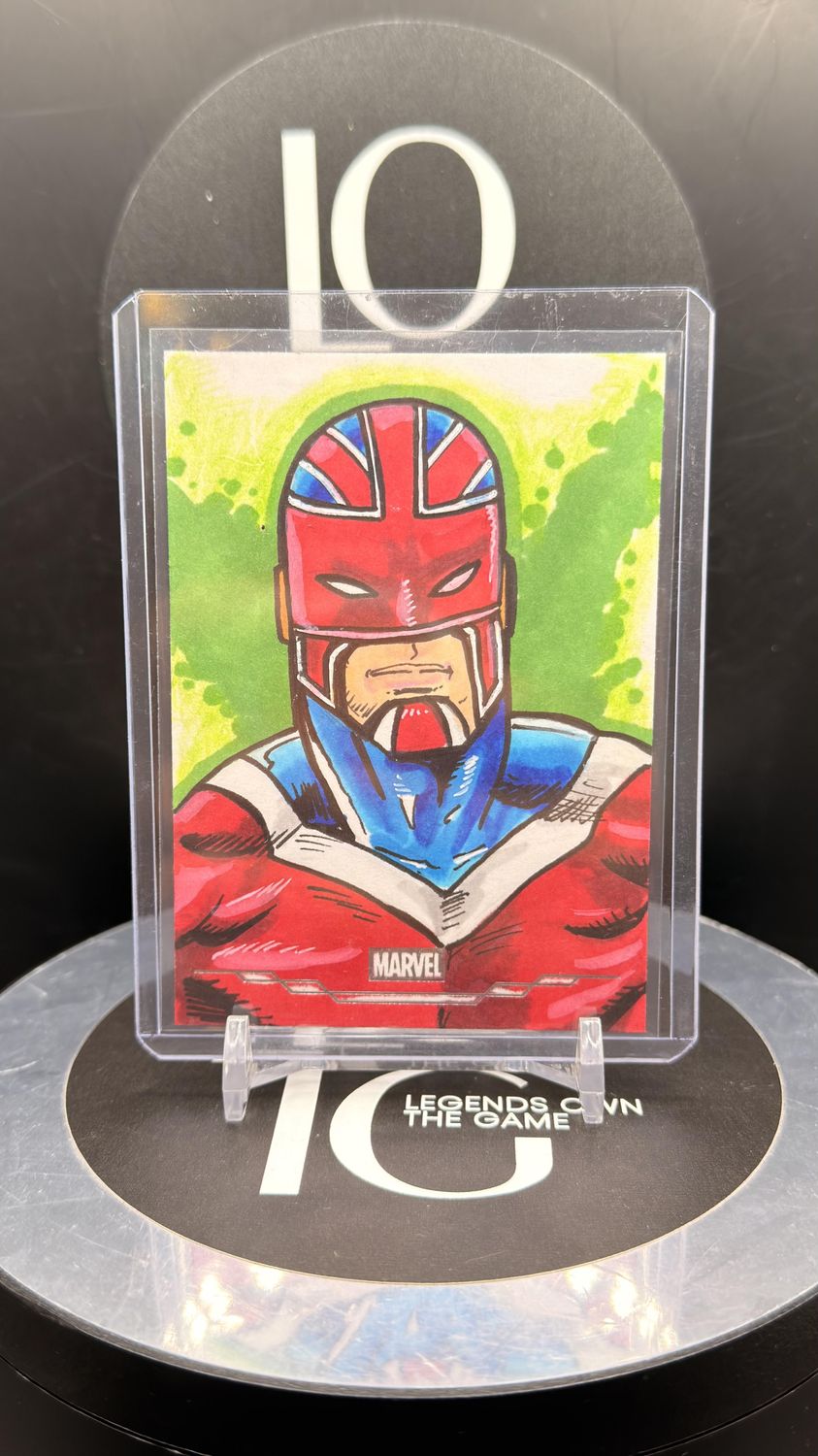 2025/2026 Topps Chrome Marvel Authentic 1-of-1 Hand-Drawn Sketch Card Signed: Andrew Clark