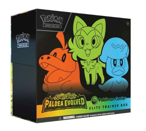 Pokemon TCG: Scarlet &amp; Violet Paldea Evolved Elite Trainer Box Pokemon Center