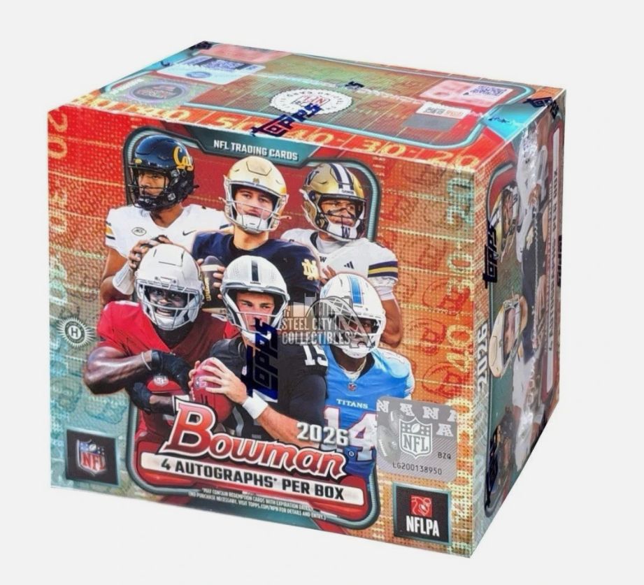 2026 Bowman Football Jumbo Hobby Box