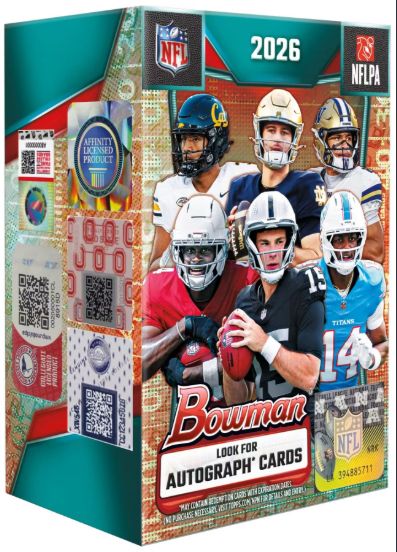 2026 Bowman Football Blaster Box