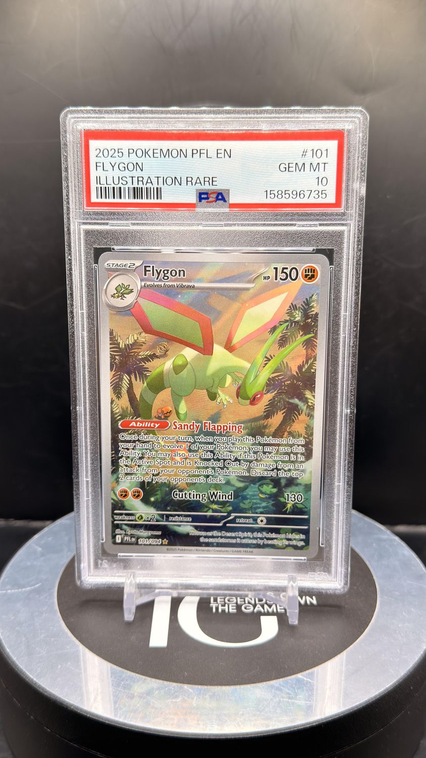 205 Pokemon PFL En Flygon Illustration Rare #101 PSA 10