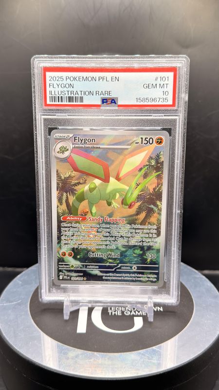 205 Pokemon PFL En Flygon Illustration Rare #101 PSA 10