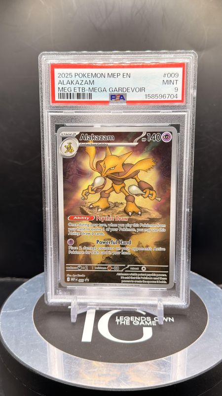2025 Pokemon Mep En Alakazam Meg ETB-Mega Gardevoir #009 PSA 9